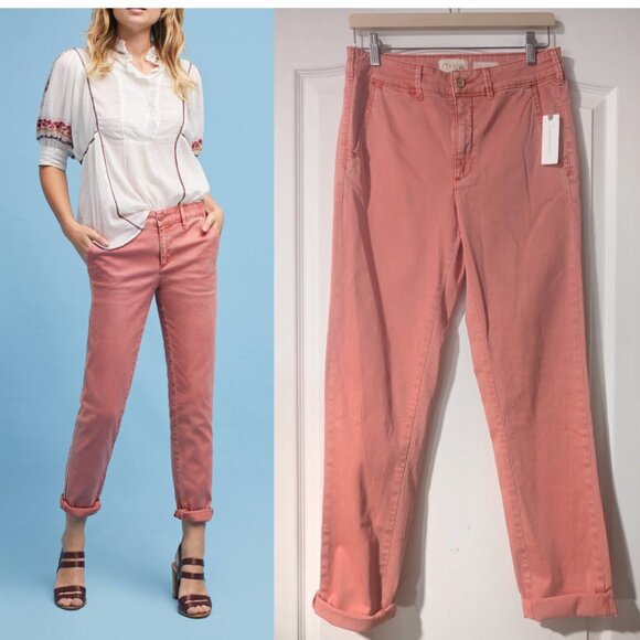 Chino by Anthropologie | Relaxed Chino In Salmon - Picture 1 of 11